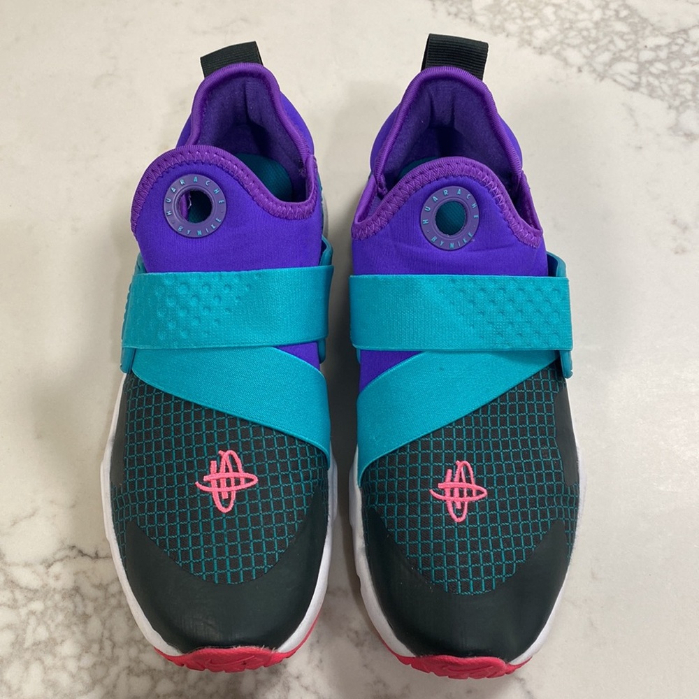 Nike - Size 4.5Y - Purple/Teal/Forest Green/Pink